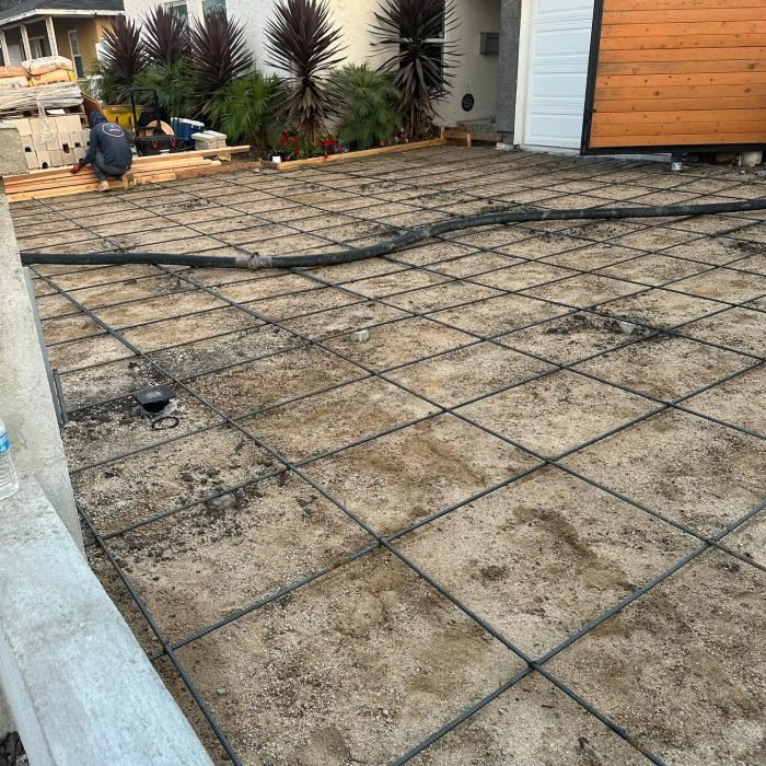 Before Decorative Concrete Work in San Fernando Valley California